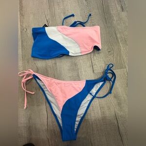 RELLECIGA Blue and Pink Bikini Set